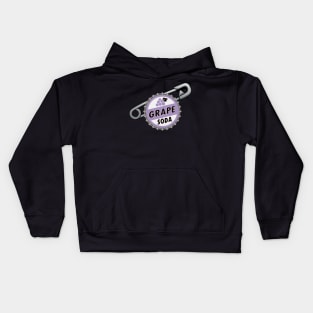 Grape Soda Pin Kids Hoodie